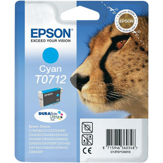 Epson T0712 (C13T07124012) Cyan original tinta