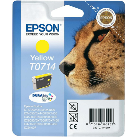 Epson T0714 (C13T07144012) Yellow original tinta