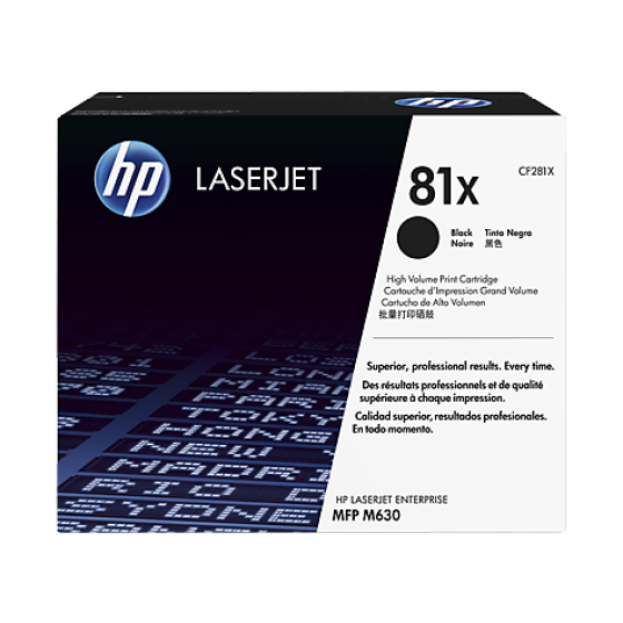 HP CF281X / 81X Black original toner