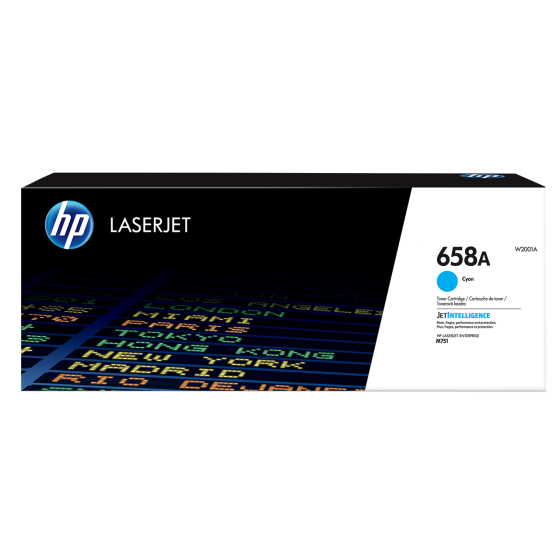 HP W2001A / 658A Cyan original toner