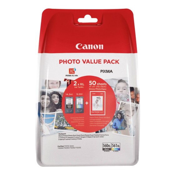 Canon PG-560XL + CL-561XL Multipack (3712C008) original tinte