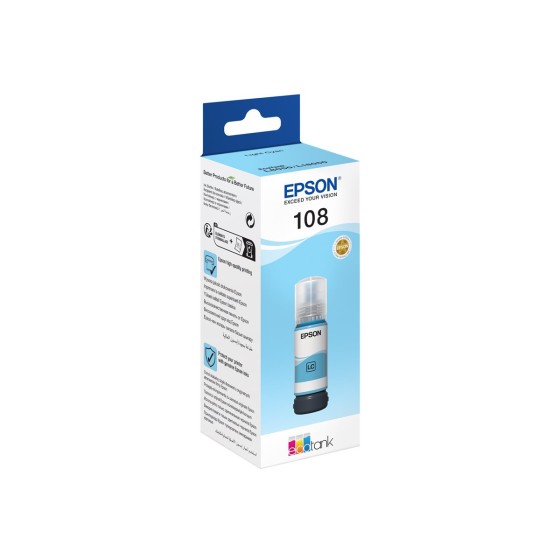 Epson Ecotank 108 (C13T09C54A) Light Cyan original tinta