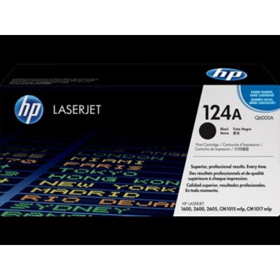 HP Q6000A / 124A Black original toner