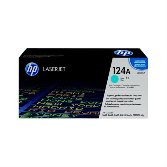 HP Q6001A / 124A Cyan original toner