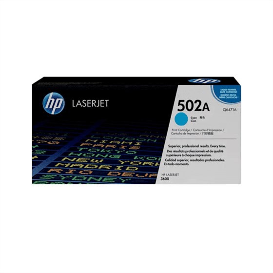 HP Q6471A / 502A Cyan original toner