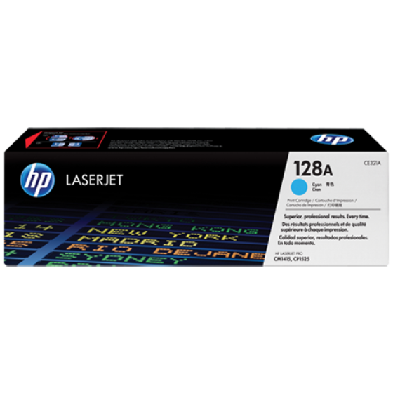 HP CE321A / 128A Cyan original toner