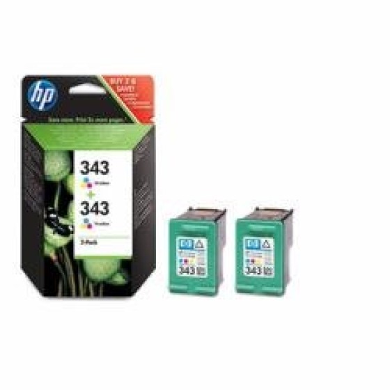 HP CB332EE No.343 2x7ml colour