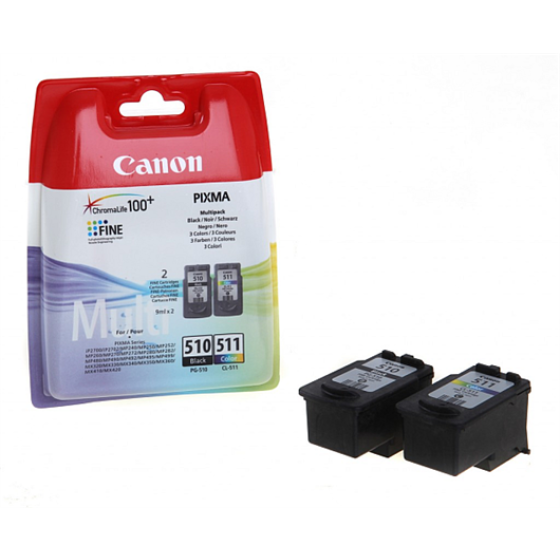 Canon PG510 + CL511 Multipack (2970B010) original tinte