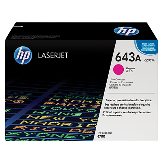 HP Q5953A / 643A Magenta original toner