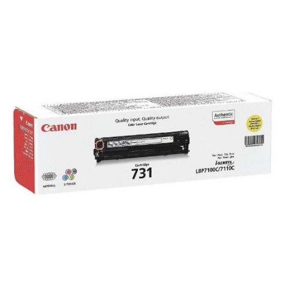 Canon CRG-731 Yellow (6269B002) original toner