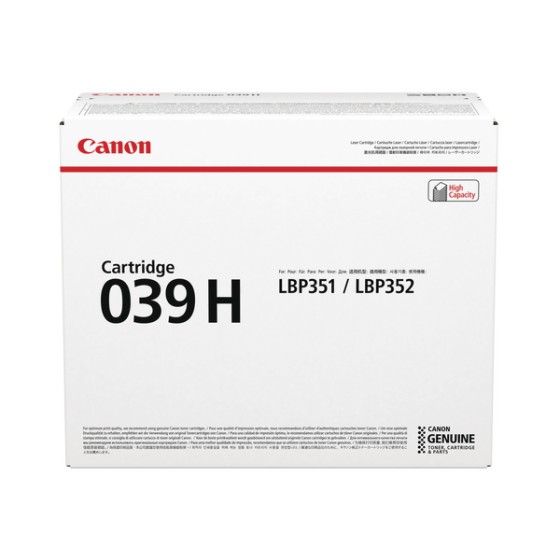 Canon CRG-039H Black (0288C001) original toner