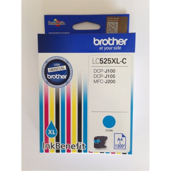 Brother LC-525XL Cyan original tinta