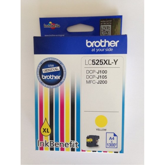 Brother LC-525XL Yellow original tinta