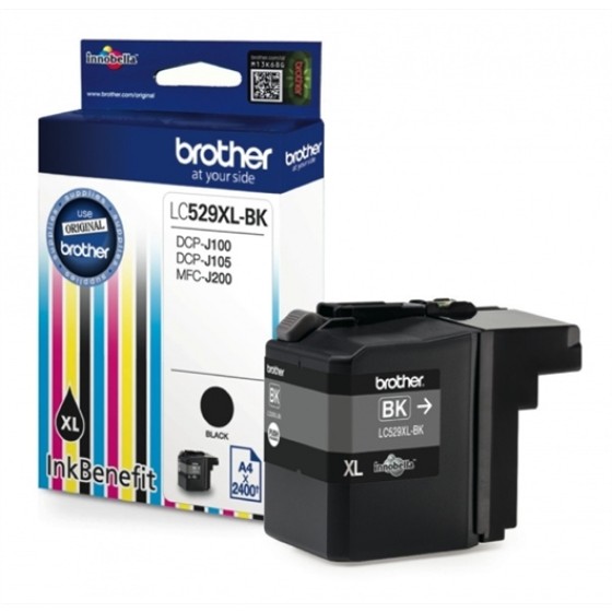 Brother LC-529XL Black original tinta