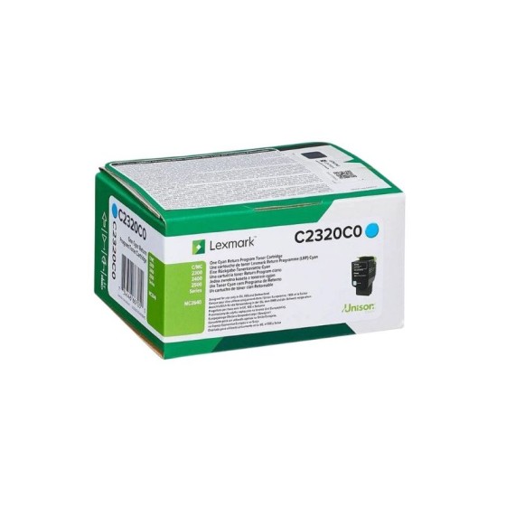 Lexmark C2320C0 za C/MC 2325/ 2425/ 2535/ MC2640 1k Cyan original toner