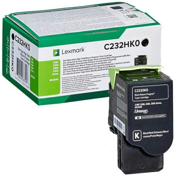 Lexmark C232HK0 za C/MC 2325/ 2425/ 2535/ MC2640 3k Black original toner