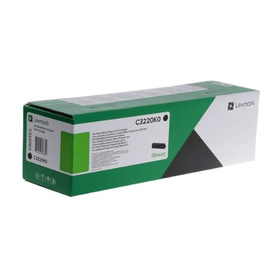 Lexmark C3220K0 za C/MC 3224/ 3226 1,5k Black original toner