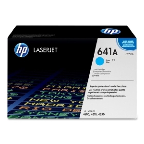 HP C9721A / 641A Cyan original toner