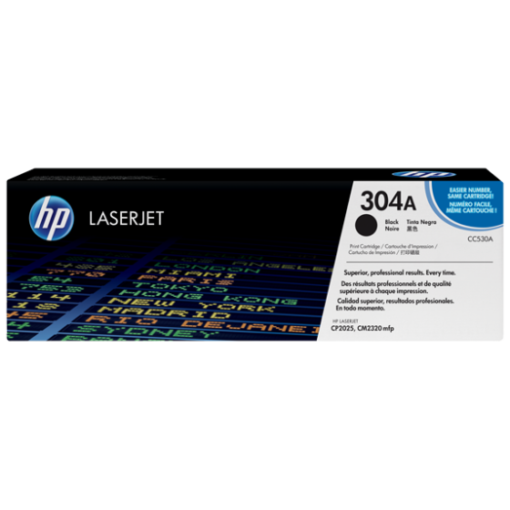 HP CC530A / 304A Black original toner