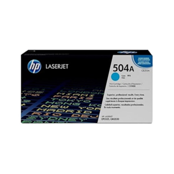 HP CE251A / 504A Cyan original toner