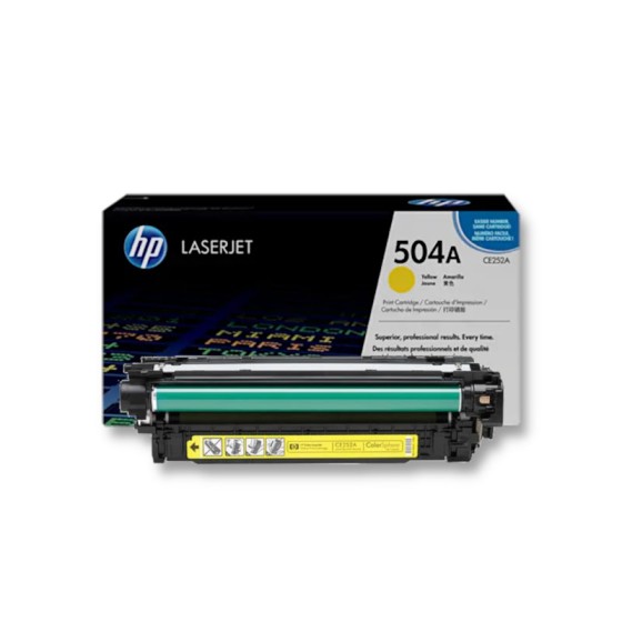 HP CE252A / 504A Yellow original toner