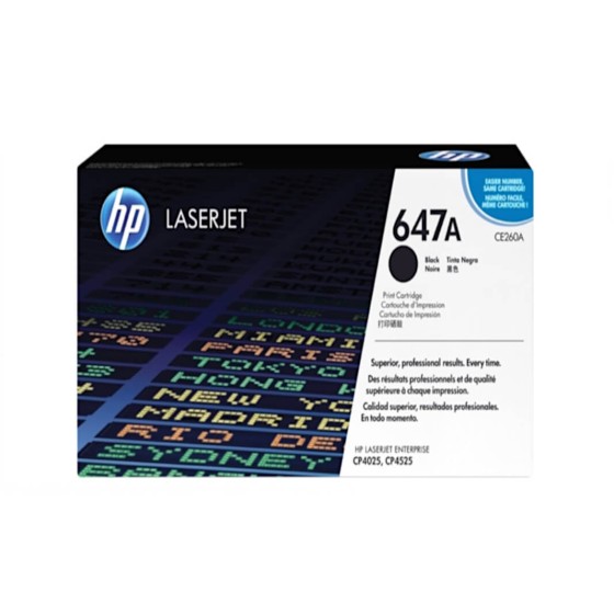 HP CE260A / 647A Black original toner