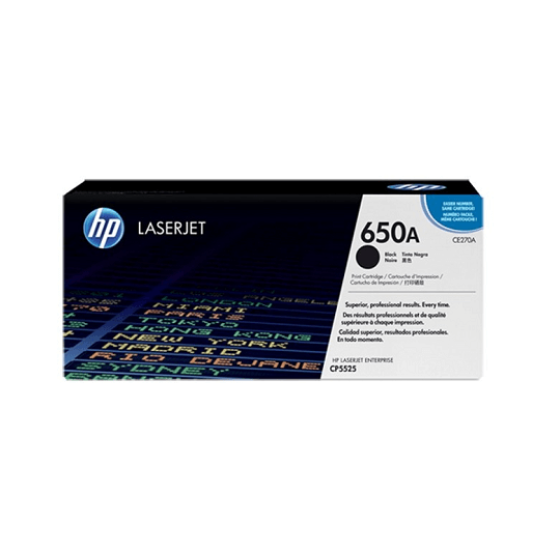 HP CE270A / 650A Black original toner