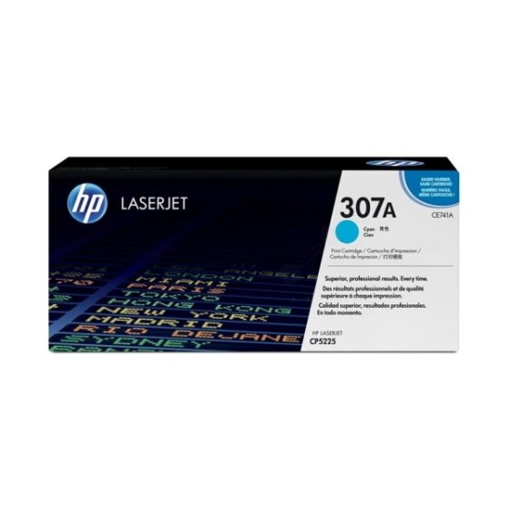 HP CE741A / 307A Cyan original toner