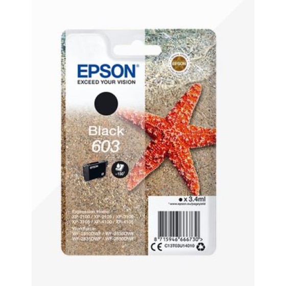Epson 603 (C13T03U14010) Black original tinta