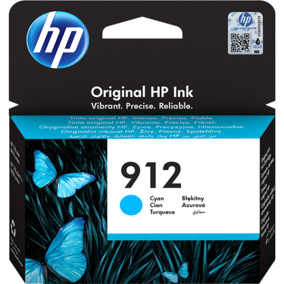 HP 912 (3YL77AE) Cyan original tinta