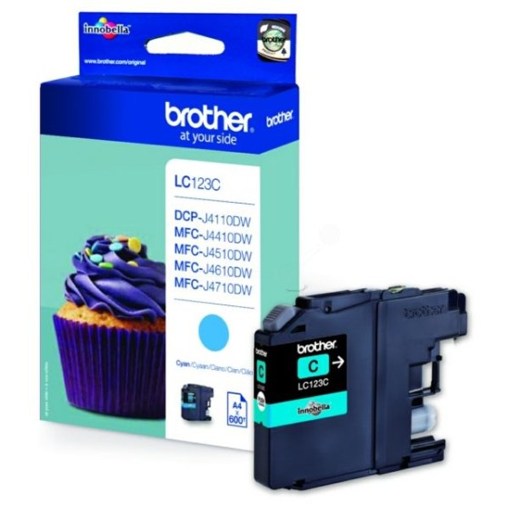 Brother LC-123 Cyan original tinta