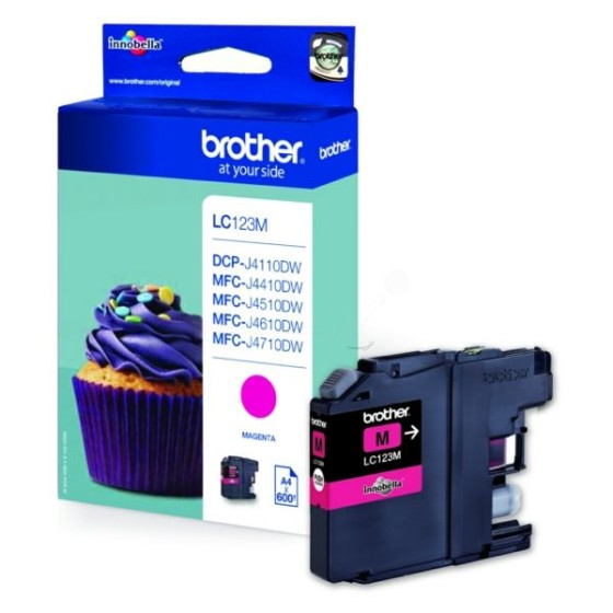 Brother LC-123 Magenta original tinta