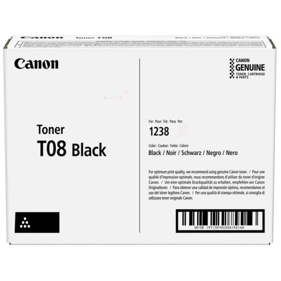 Canon T08 Black (3010C006) original toner