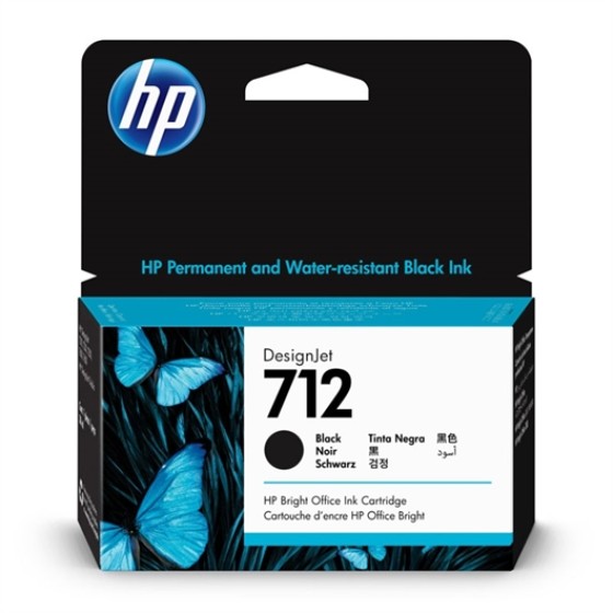 HP 712 (3ED70A) Black original tinta