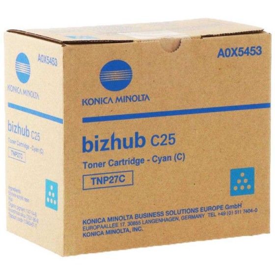 Konica Minolta TNP-27C (A0X5453) 5,2k Cyan original toner