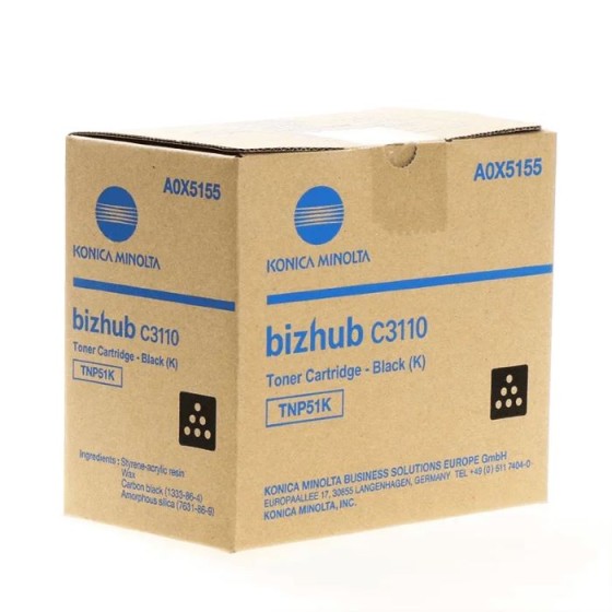 Konica Minolta TNP-51K (A0X5155) 5k Black original toner