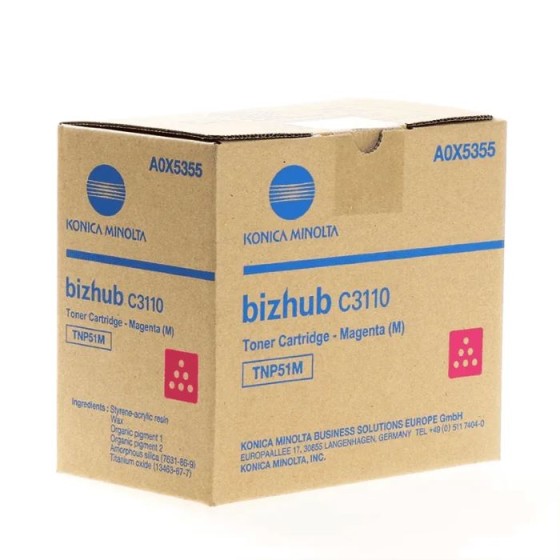 Konica Minolta TNP-51M (A0X5355) 5k Magenta original toner