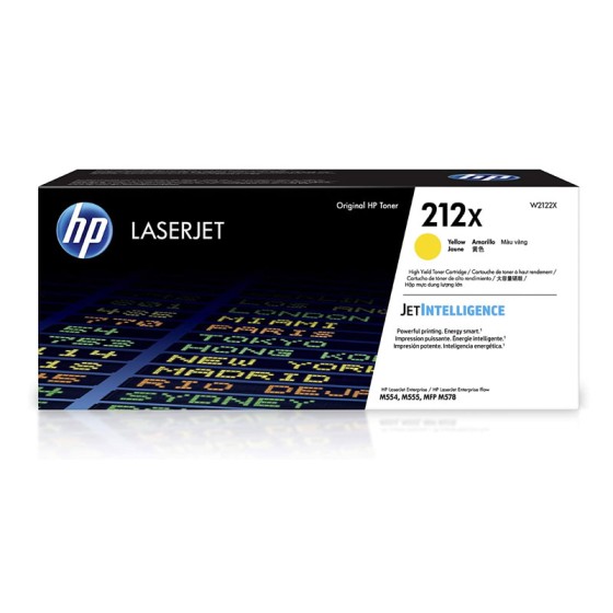 HP W2122X / 212X Yellow original toner